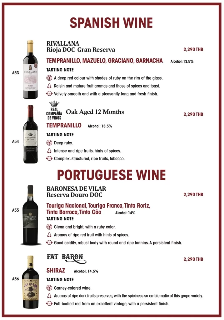 SPANISH WINE A53-A56